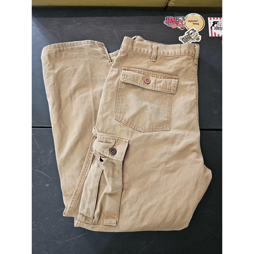 Walls Cargo Pants Mens 40 Medium Workwear Utility Double Knee Made USA